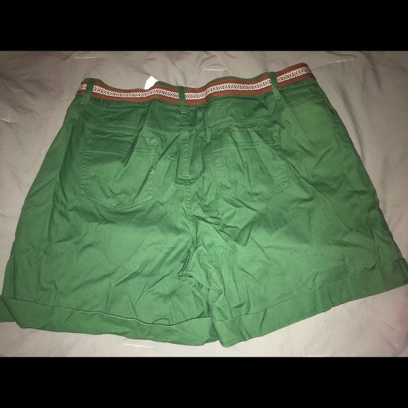 NWT Women’s Green SONOMA Modern Fit Shorts Sz 22W - Picture 2 of 3